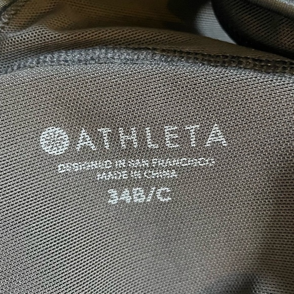 NWT Athleta Ibiza Geo High High Neck Swim Dress, Size 34 B/C - Picture 7 of 9